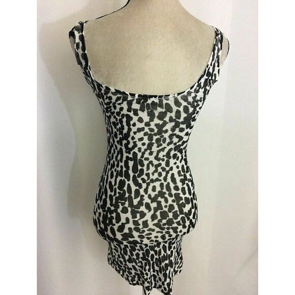 Monrow Leopard Print Long fitted tank top - Picture 5 of 9